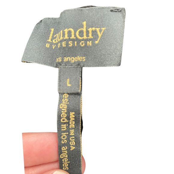 LAUNDRY BY DESIGN BLACK OFF SHOULDER RUCHED DRESS - Picture 7 of 7